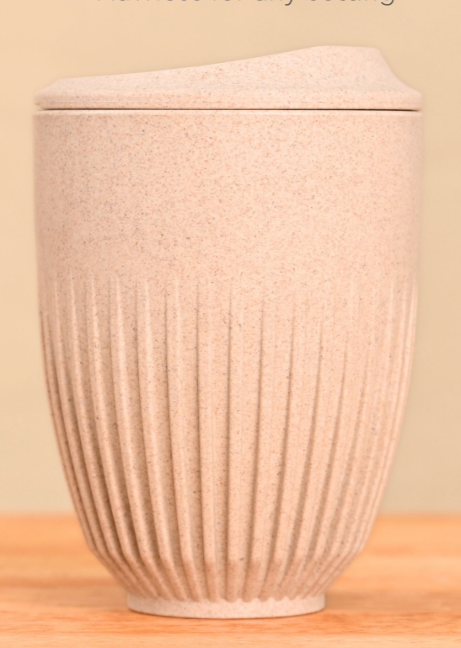 Retro Coffee Mug with Lid 350 ml