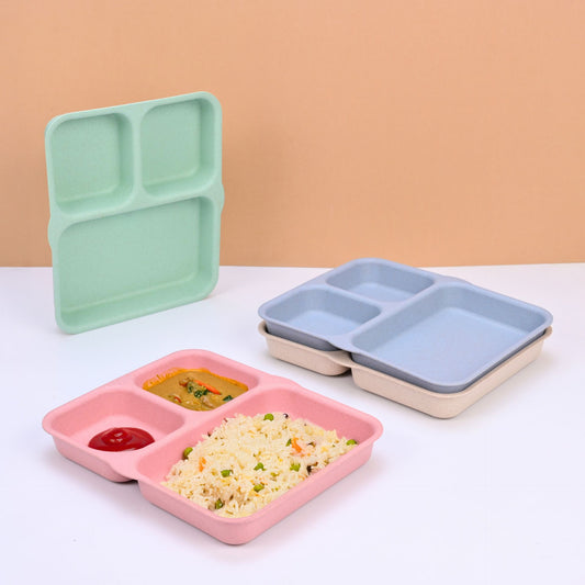 3 Partition Plates for Kids