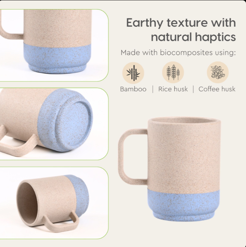 Dual Grip Coffee Mug