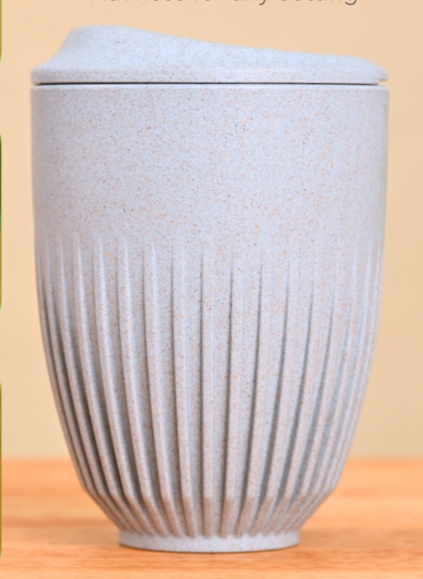 Retro Coffee Mug with Lid 350 ml